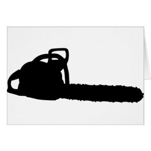 black chainsaw