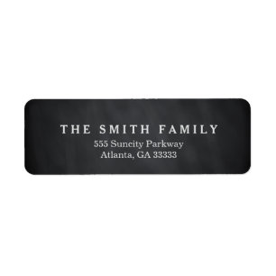 Black Chalk Board Weeding Address