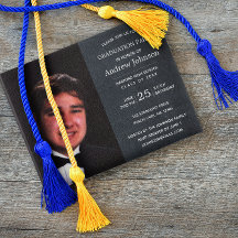 Black Chalkboard Photo Graduation