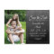 Black Chalkboard Photo Save the Date