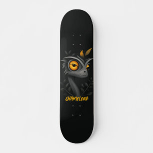 Black Chameleon Personalized Skateboard