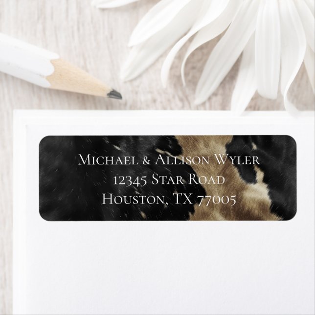 Black Champagne Gold Cowhide   (Insitu)