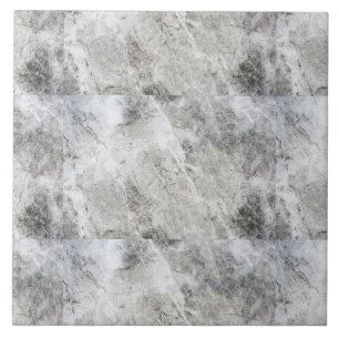 Black Charcoal and White Marble Pattern Tile