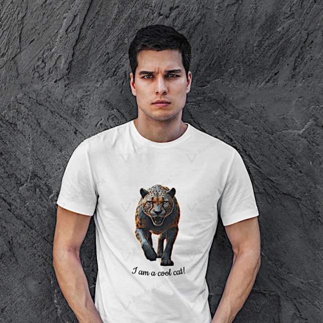 Black cheetah  T-Shirt (Creator Uploaded)