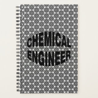 Black Chemical Engineer Text Planner