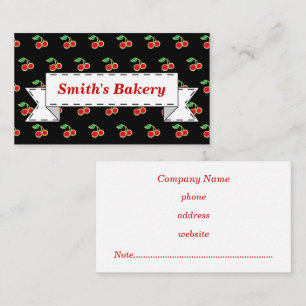Black Cherry Business Card