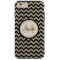 Black Chevron Silver Gold Monogram
