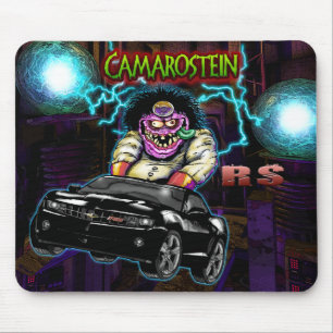 Black Chevy Camaro RS Mousepad
