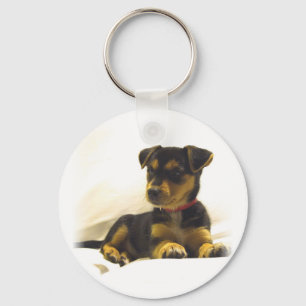 Black Chihuahua Keychain