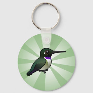 Black-chinned Hummingbird Keychain