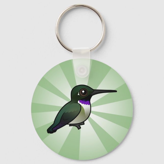 Black-chinned Hummingbird Keychain (Front)