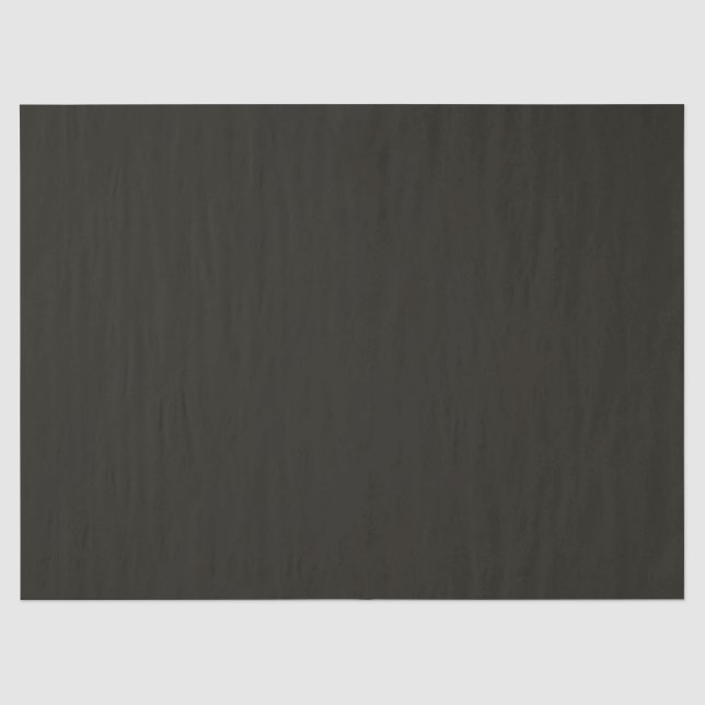Black Chocolate Solid Color Tissue Paper (Front)