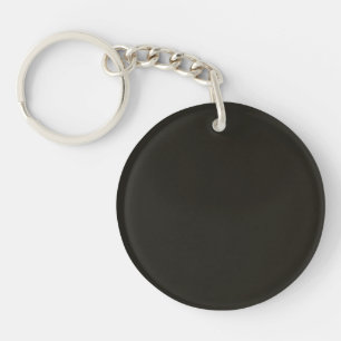 Black chocolate (solid colour) 	 keychain