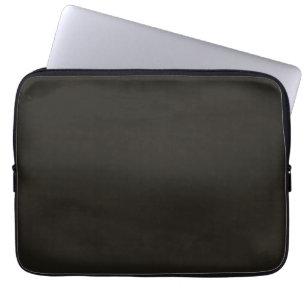 Black Chocolate Solid Colour Laptop Sleeve