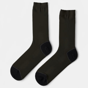 Black chocolate (solid colour)  socks