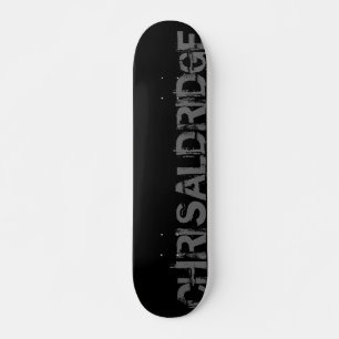 BLACK, CHRISALDRIDGE SKATEBOARD