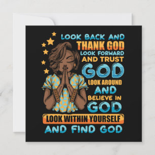 Black christian women melanin sista friends love holiday card