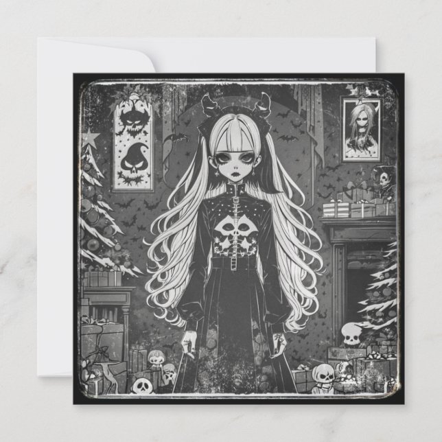 Black Christmas. Card (Front)