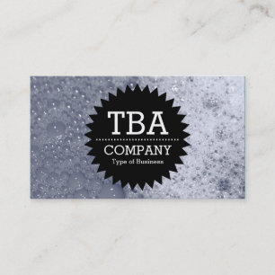 Black Circle Star v2 - Soap Bubbles 03 Business Card