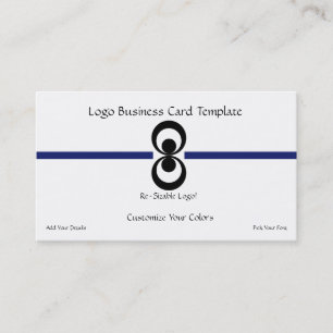 Black Circles Logo - Simple Circles in Black Business Card