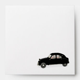 Black Citroen 2CV Envelope