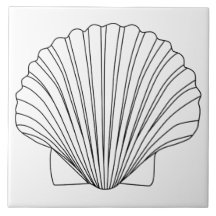 Black Clam Scallop Seashell
