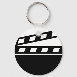 Black Clapperboard Keychain
