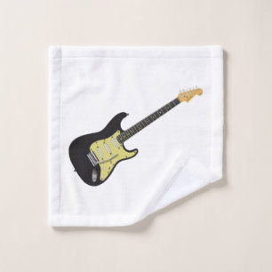 Black Classic Electric Bath Towel Set
