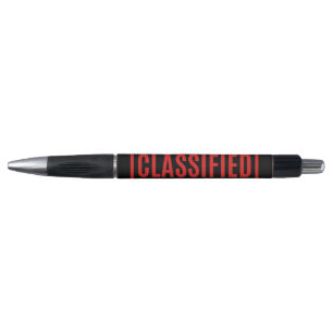 Black Classified Pen
