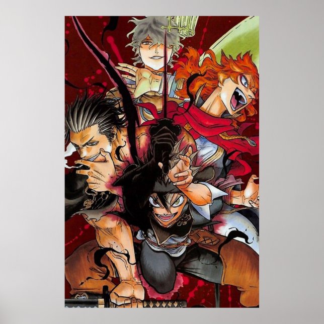 Black Clover art Poster (Front)