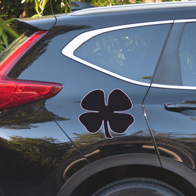 Black Clover extra large contour sticker (Car Side)