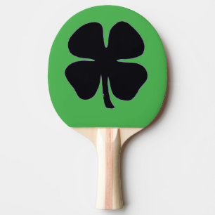 Black Clover green ping pong paddle