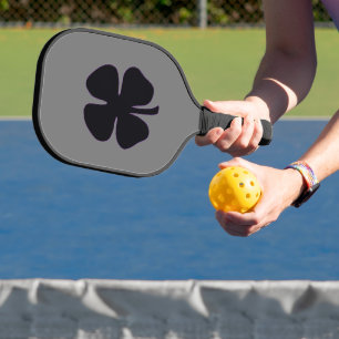 Black Clover grey pickleball paddle carbon