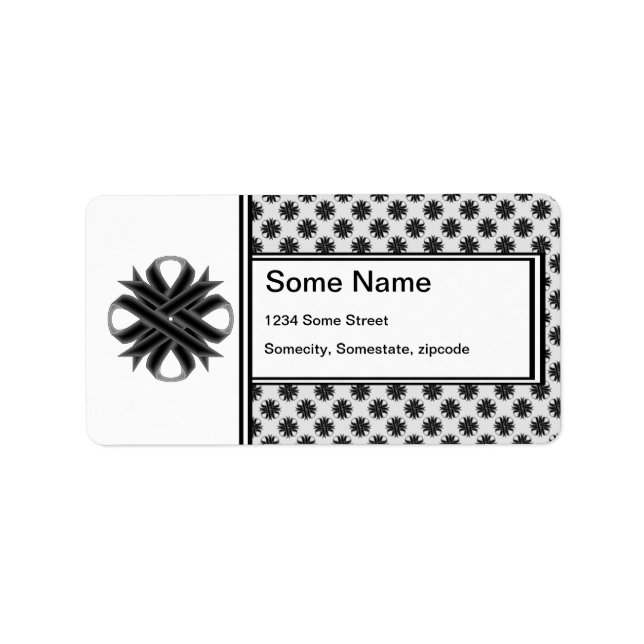 Black Clover Ribbon by Kenneth Yoncich Label (Front)