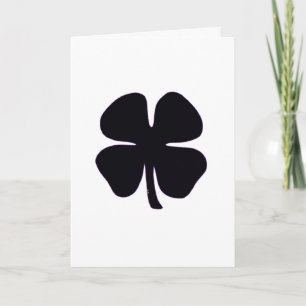 Black Clover white greeting card