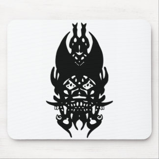 Black Clown Mouse Pad