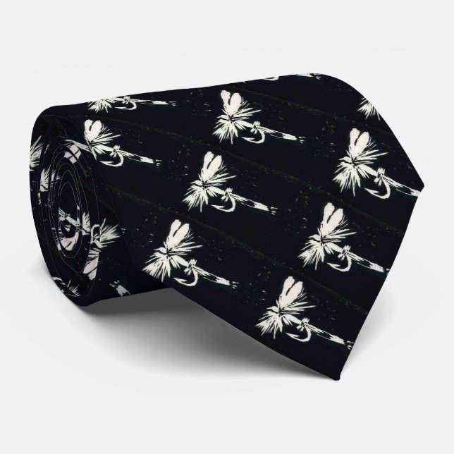 "Black Coachman" Trout Fly Tie (Rolled)