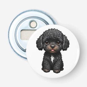 Black Cockapoo Bottle Opener