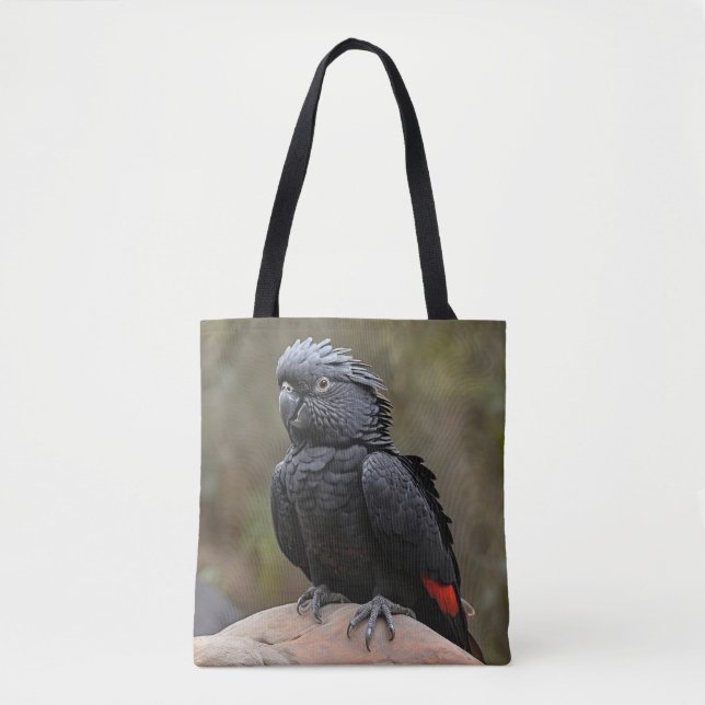 Black Cockatoo Tote Bag (Front)