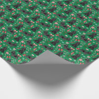 Black Cocker Spaniel dog christmas