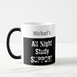 BLACK COFFEE All Night Study SUPPORT Magic Mug