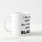 Black Coffee Dog - Labrador Mug (Left)