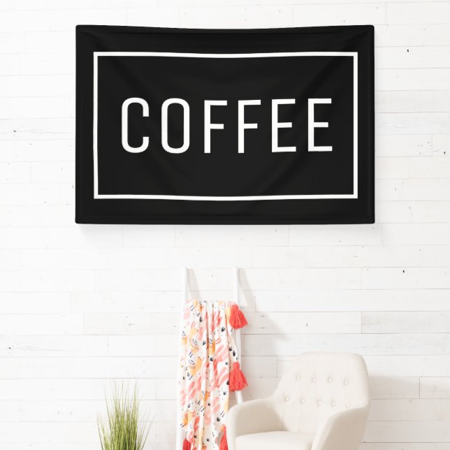 BLACK COFFEE SIGN  (Insitu)