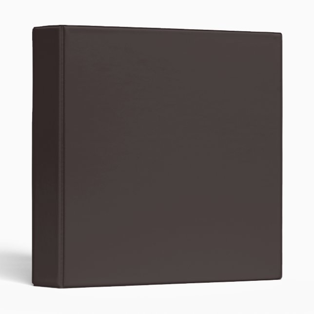 Black coffee  (solid colour)  binder (Front/Spine)