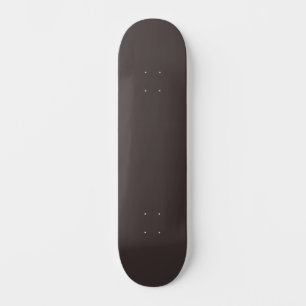 Black coffee (solid colour) skateboard