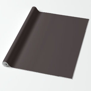 Black coffee  (solid colour)  wrapping paper