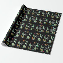 Black colour Background Dinosaur Birthday Party