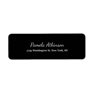 Black Colour Creative Handwriting Plain Eyecatchin