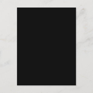 Black Colour Plain Pitch Black Background Space Postcard