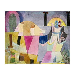 Black Columns in a Landscape by Paul Klee Acrylic Print